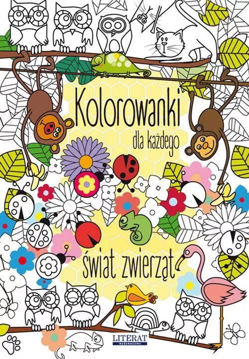 Świat zwierząt. Kolorowanki dla każdego - tantis.pl