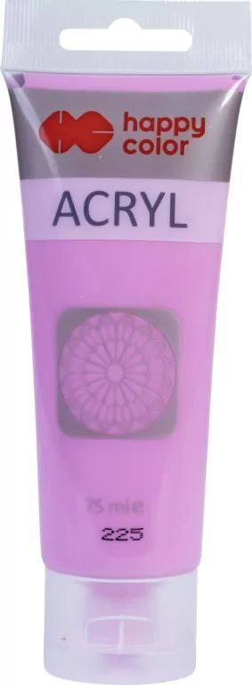 Farba akrylowa 75ml fuksja pastel HAPPY COLOR - tantis.pl