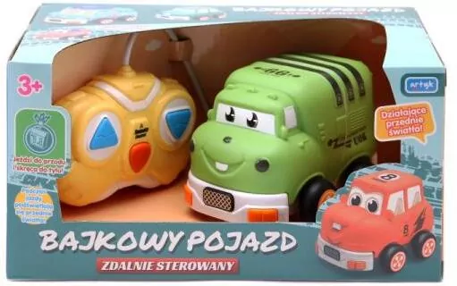 Bajkowy pojazd zdalnie sterowany zielony - tantis.pl