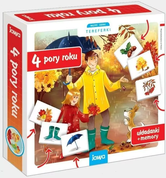 4 pory roku. Układanki + memory - tantis.pl