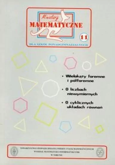 Miniatury matematyczne 11 Wielokąty foremne - tantis.pl