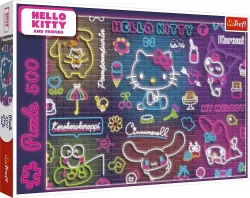 Puzzle 500 Neon Hello Kitty TREFL