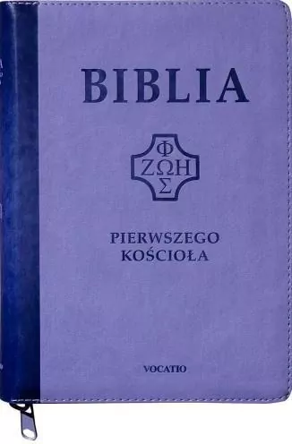 Biblia pierwszego Kościoła z paginatorami i suwakiem. Fiolet - tantis.pl