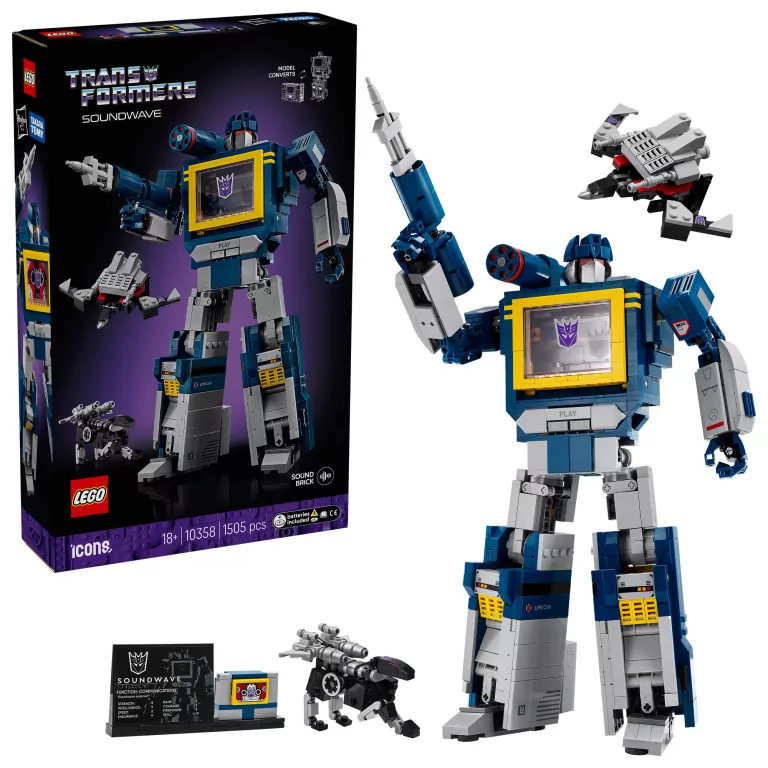 LEGO® Transformers: Soundwave 10358 - tantis.pl