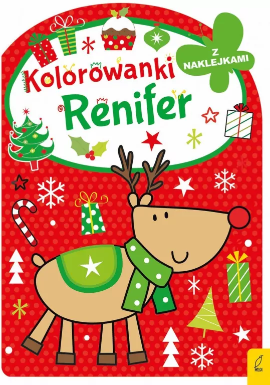 Renifer. Kolorowanka z wykrojnikiem - tantis.pl