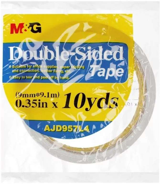 Taśma klejąca dwustronna Tissue 9mmx10y 2 rolki - tantis.pl