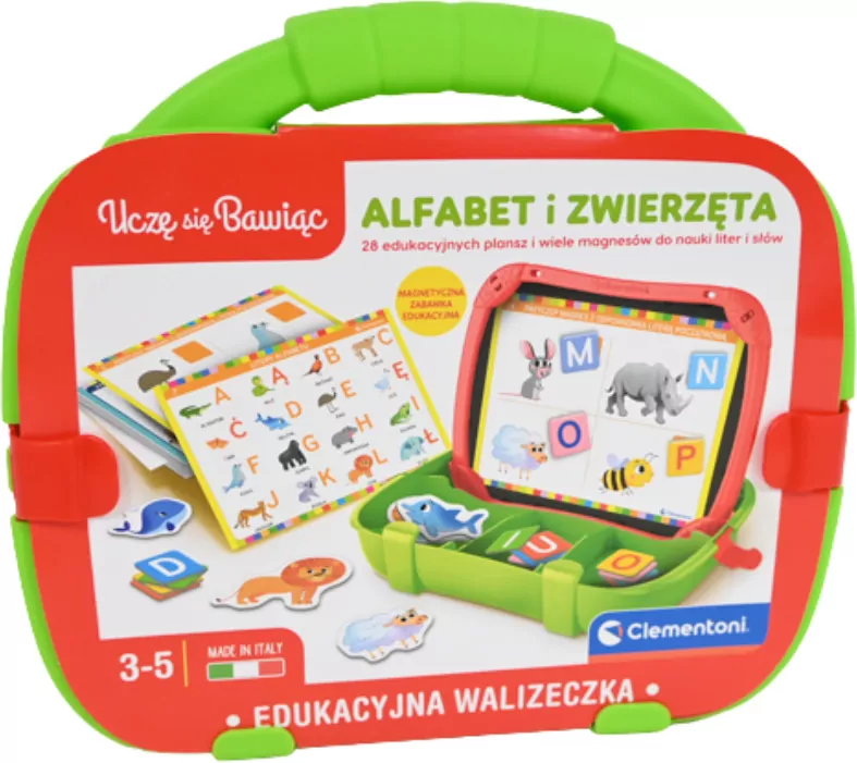 Walizeczka edukacyjna alfabet i zwierzęta - tantis.pl