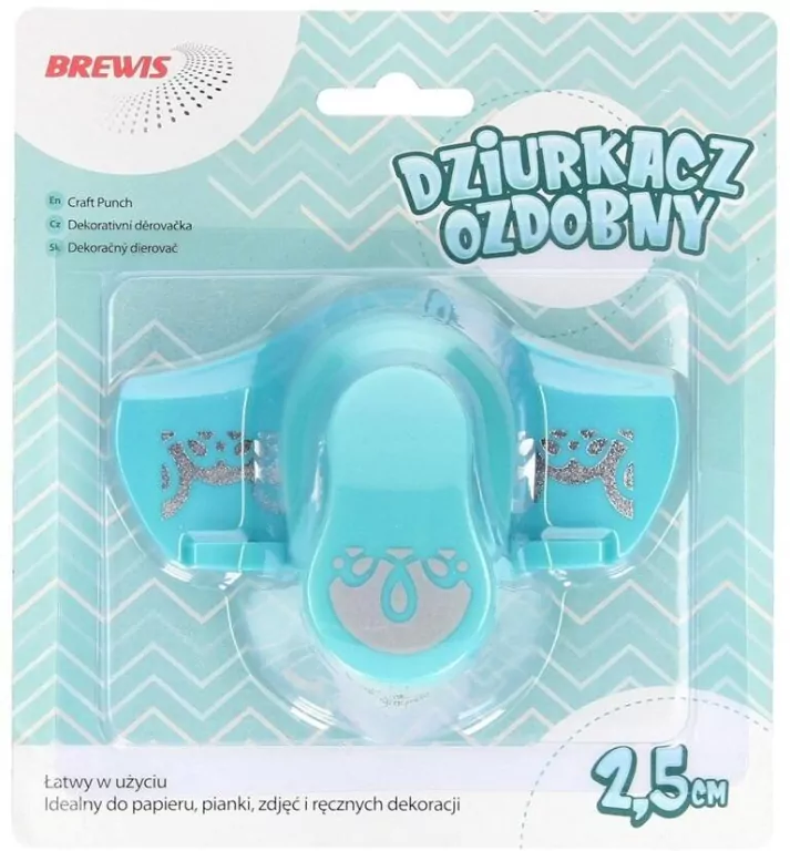 Dziurkacz ozdobny brzegowy. Falbanka 2,5cm - tantis.pl