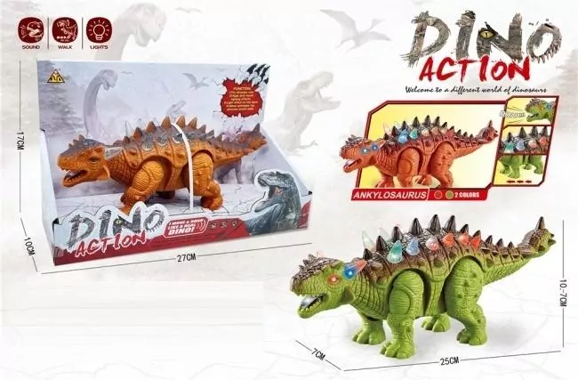 Dinozaur ze światłem i dżwiękiem MIX - tantis.pl