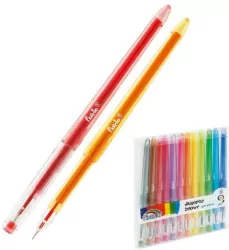 Długopisy żelowe 12 kolorów