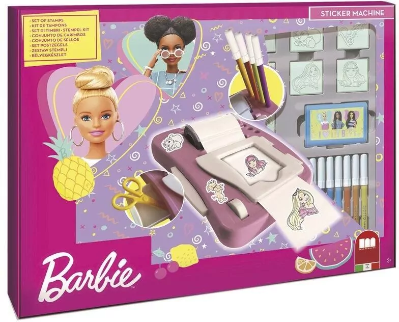 Barbie - Pieczątki i maszyna do naklejek - tantis.pl