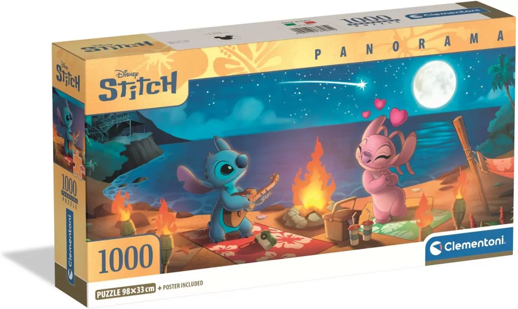Disney Stitch. Panorama. Puzzle 1000 - tantis.pl