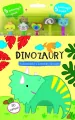 Dinozaury. Kolorowanka z barwnym obrysem - tantis.pl