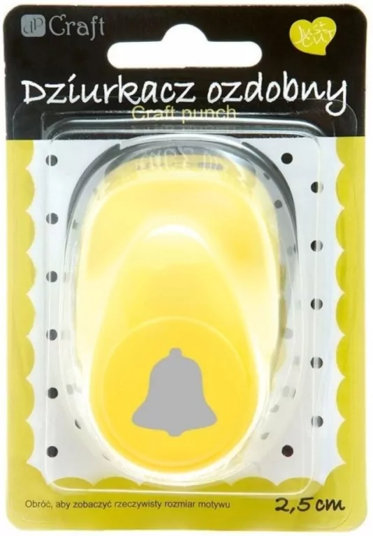 Dziurkacz ozdobny 2,5cm dzwonek (JCDZ-110-092) - tantis.pl