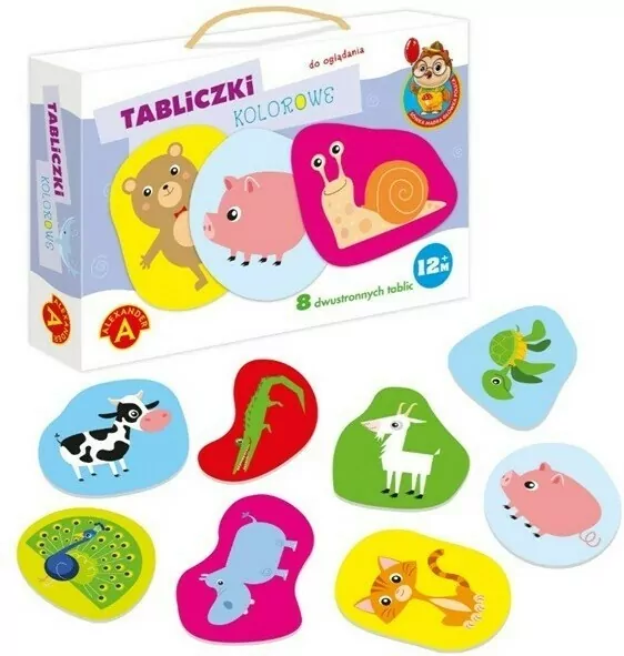 Tabliczki kolorowe. Sówka mądra główka - tantis.pl