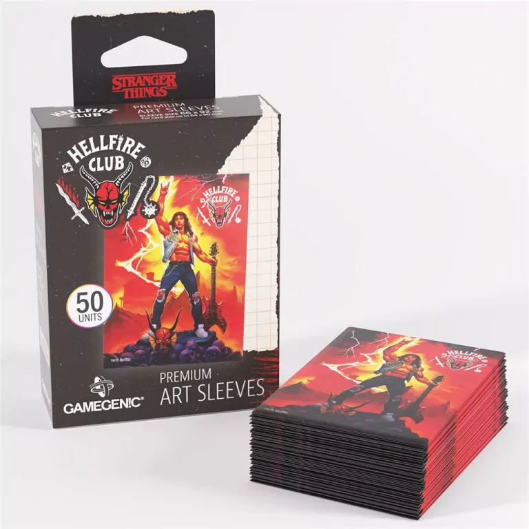 Gamegenic: Stranger Things - Hellfire Club Art Sleeves - Eddie Munson - tantis.pl