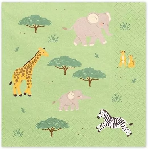 Serwetki Safari 33x33cm - tantis.pl