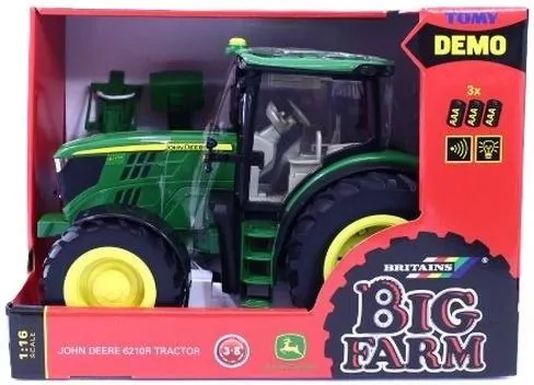 Britains John Deere 6210R światło/dźwięk TOMY - tantis.pl