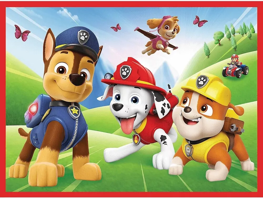 Trefl. Puzzle 2w1 + memo. Psia ekipa w akcji - tantis.pl