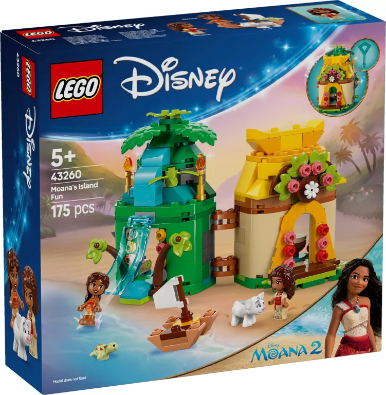 LEGO® Zabawy Vaiany na wyspie 43260 - tantis.pl