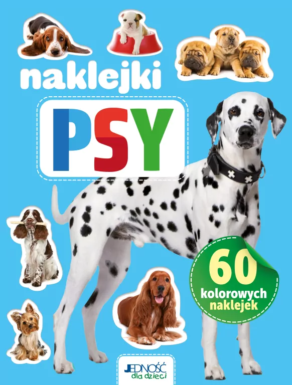 Psy. 60 kolorowych naklejek - tantis.pl