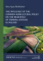 The Influence of the Common Agricultural Policy... - tantis.pl