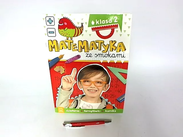 Matematyka ze smokami. Działania, łamigłówki, komiks. Klasa 2 - tantis.pl