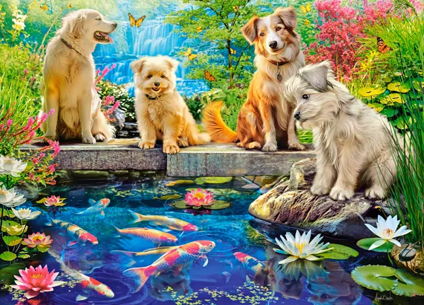 Puzzle 120 Koi Pond CASTOR - tantis.pl