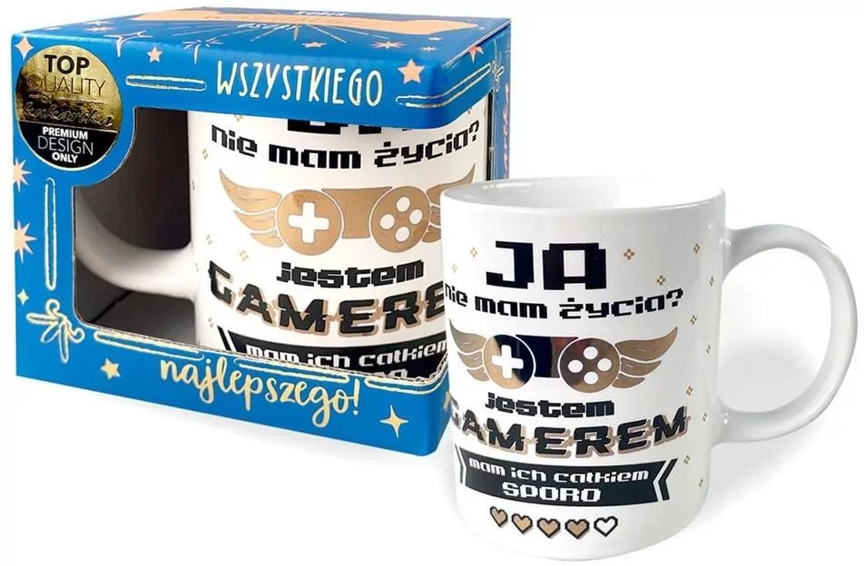 Kubek Premium. Jestem Gamerem - tantis.pl