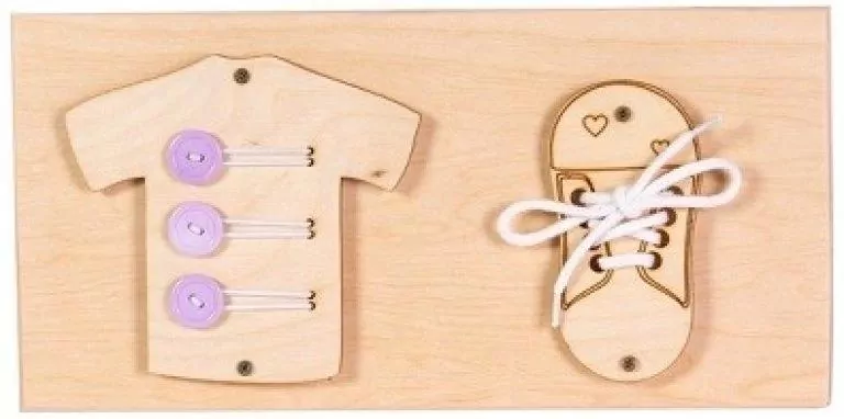 Nauka sznurowania i zapinania guzików - tantis.pl