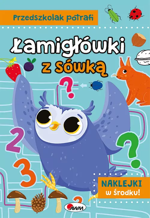Łamigłówki z sówką. Przedszkolak potrafi - tantis.pl