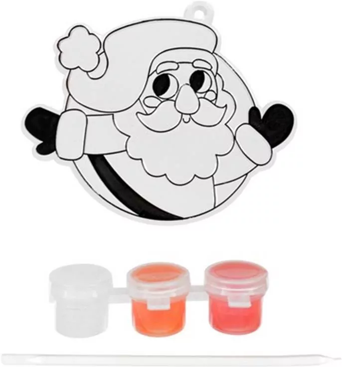 Świąteczny witrażyk z farbkami - tantis.pl