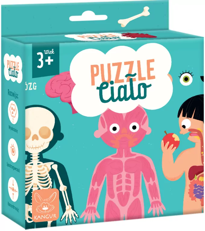 Puzzle Ciało Człowieka 3+ - tantis.pl