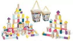 Zestaw drewnianych klocków