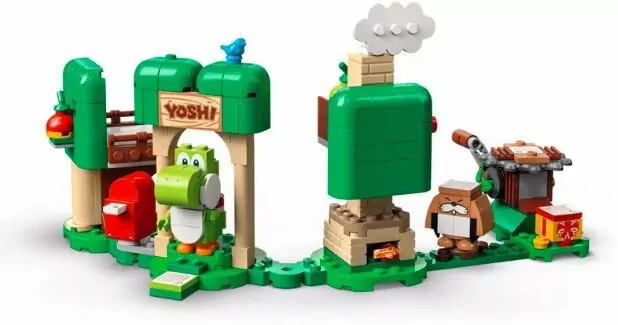 LEGO® Super Mario. Dom prezentów Yoshiego — zestaw rozszerzający. 71406 - tantis.pl