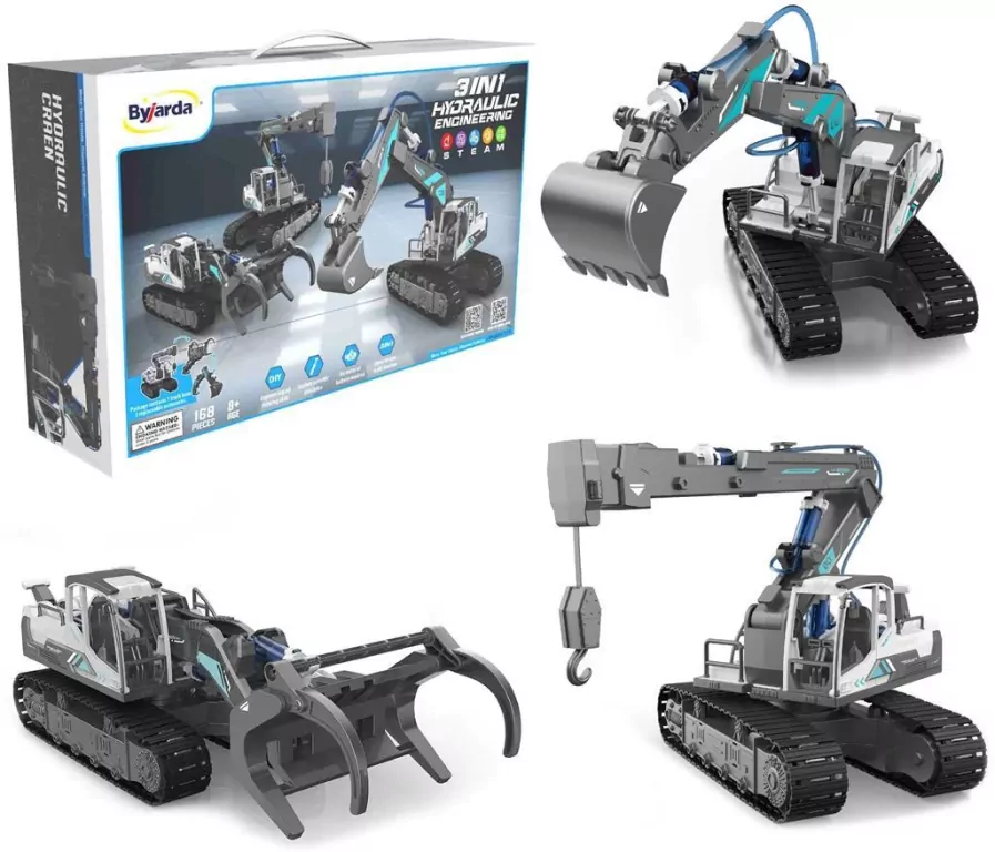 Dźwig koparka hydrauliczna 3w1 - tantis.pl