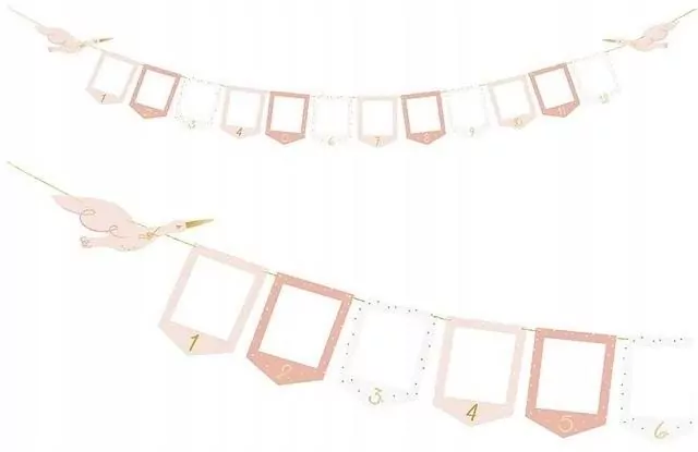 Girlanda na zdjęcia Bocian. 10,5x15 cm - tantis.pl