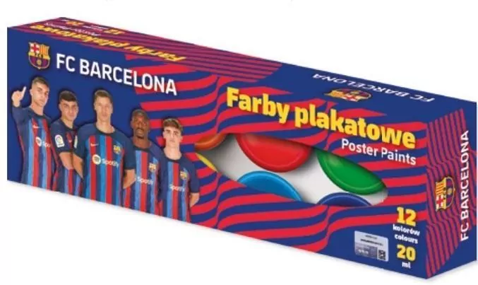 Farby plakatowe. 12 kolorów - tantis.pl
