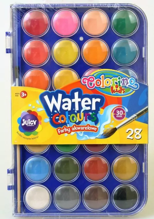 Farby akwarelowe. Colorino kids. 28 kolory - tantis.pl
