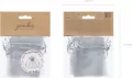 Woreczki z organzy srebrny 10cm - tantis.pl
