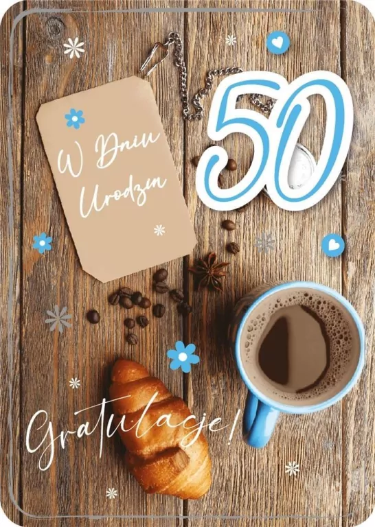 Karnet Urodziny 50 GM - tantis.pl