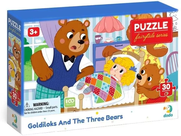 Puzzle Złotowłosa i Trzy Niedźwiedzie 30el - tantis.pl