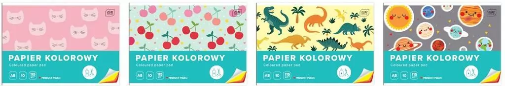 Zeszyt papierów kolorowych A5/10K - tantis.pl