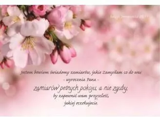 A Kartka składana - Jestem bowiem świadomy Jabłoń - tantis.pl