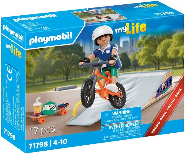 Playmobil Skater z rampą 71798 - tantis.pl