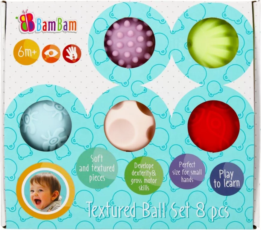 Zestaw kul sensorycznych. Bam Bam - tantis.pl