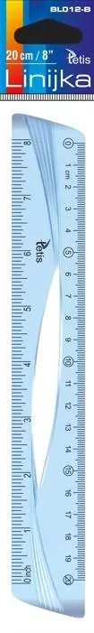 Linijka niebieska 20cm - tantis.pl