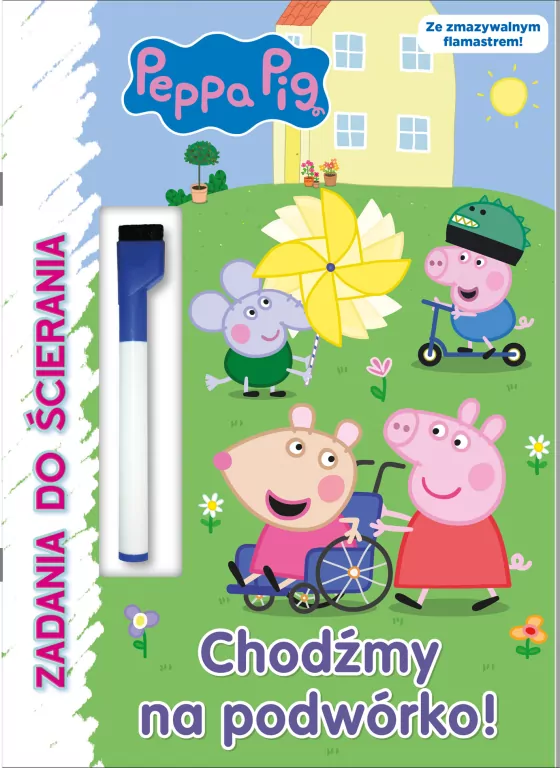 Świnka Peppa. Zadania do ścierania. Chodźmy na... - tantis.pl
