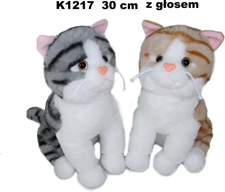 Kot z głosem 30cm MIX - tantis.pl
