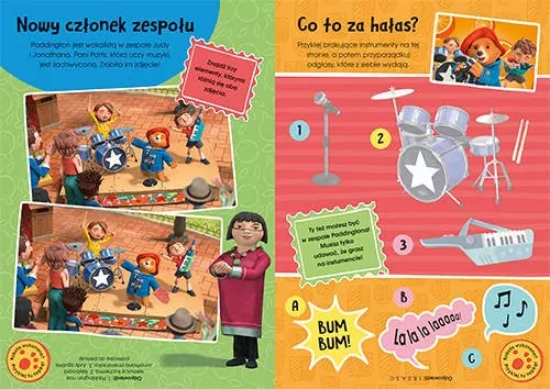 Zawody. Przygody Misia Paddingtona. Moje pierwsze zadania do wyklejania - tantis.pl